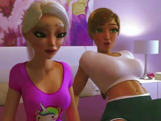 Futa privlačen 3de seks video animacija (eng voices)